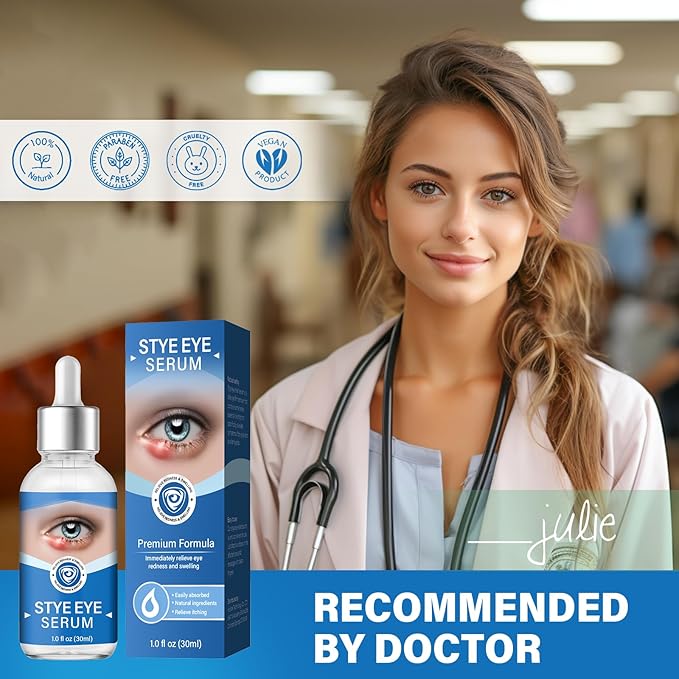 Stye Eye Treatment, Gently Cleanses Lashes and Eyes, Restore Healthier Eye Skin, 30 ml