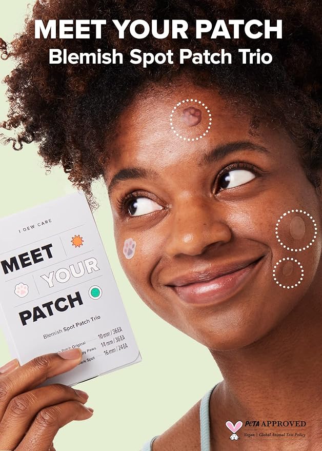 I DEW CARE Skin Care Set - Starlit Kitten & Meet Your Patch & Proper Popper | Eye Patches, Variety Pimple, Glass Skin, Hydrating, Facial Treatment, Blackhead Remover