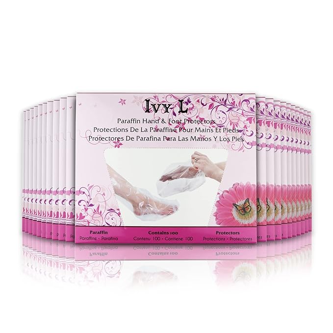 2500 Counts - Ivy L Paraffin Hand & Foot Glove Bag Protectors Wax Works Thermal Mitt Liner Professional Cozy Liners Hand or Foot 15 x 10 Inches