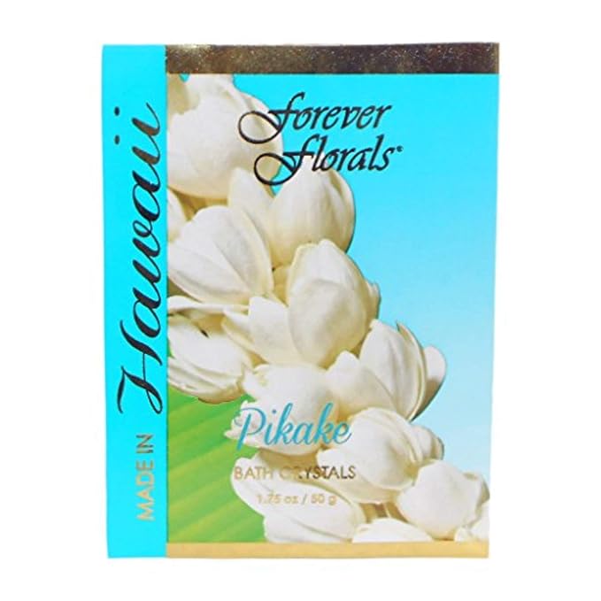 Hawaiian Bath Crystals Forever Florals Pikake 4 Pack