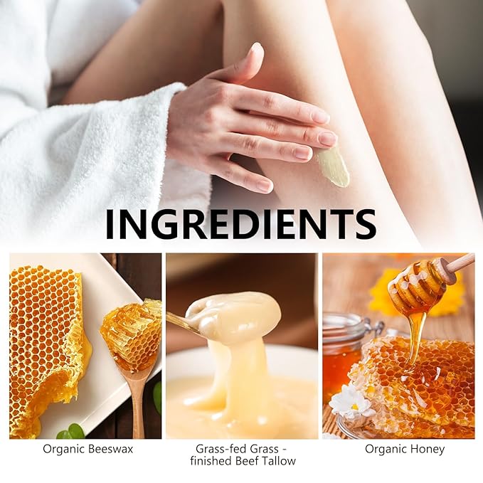 Orangic Beef Tallow for Skin and Face Care, Whipped Moisturizer for Sensitive Skin, 100% Grass Fed Beef Tallow, Natural Body Lotion, Coffee Vanilla - 4.23 fl.oz, 1 Pack