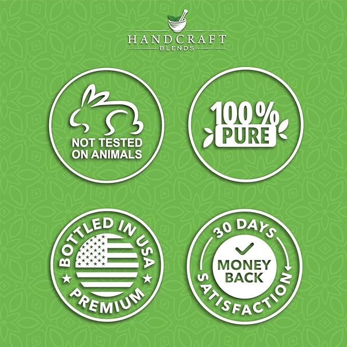 Handcraft Blends Peppermint Essential Oil - 0.33 Fl Oz - 100% Pure and Natural - Premium Grade Essential Oil for Diffuser and Aromatherapy