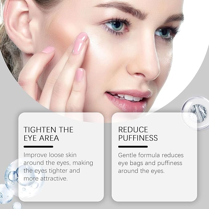 2PCS Under Eye Treatment Stick for Under Eye Bags, Hydrating for Dark Circles, Fine Lines, For Puffiness and Bags Reduce