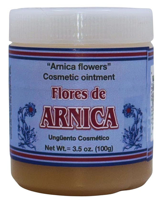Flores de Árnica - 3.5 oz (100g) Cosmetic Ointment | Pomada de Flores de Árnica: