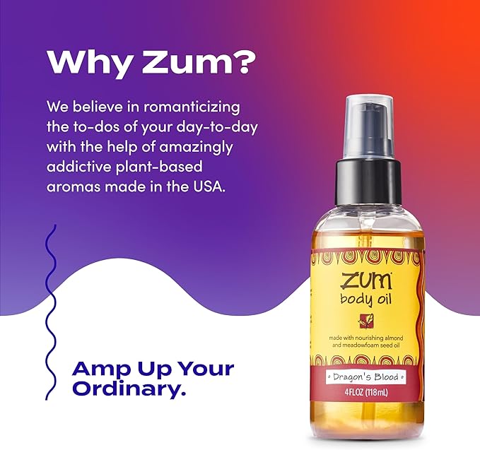 Zum Massage and Body Oil - Dragon's Blood - 4 fl oz