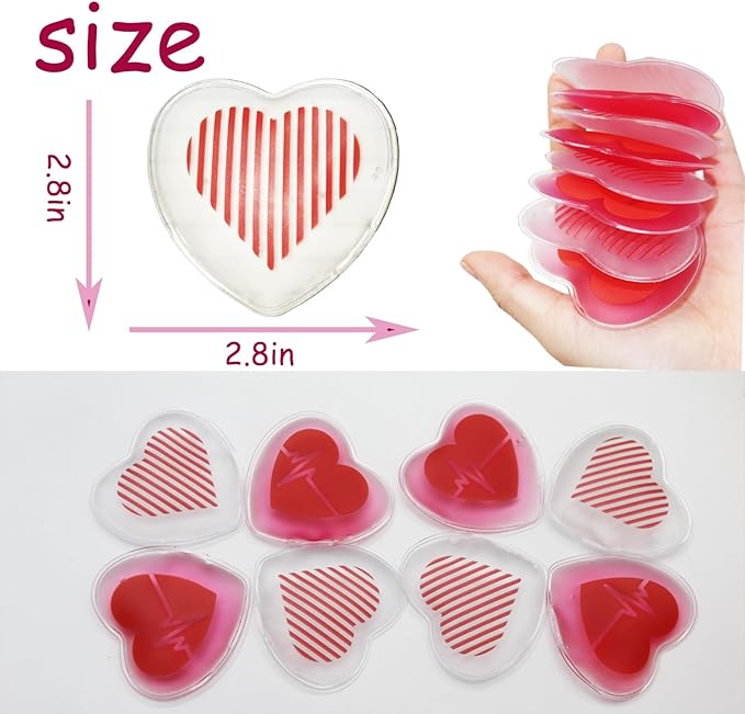 Eye Ice Pack, Gel Eye Ice Pack, Reusable Cold Compress for Migraine, Flexible Cooling Gel Pads for Eyes, Headaches and Post-Surgery Recovery, Cooling Eye Mask Cold and Hot Treatment Eye Strain（8pack）