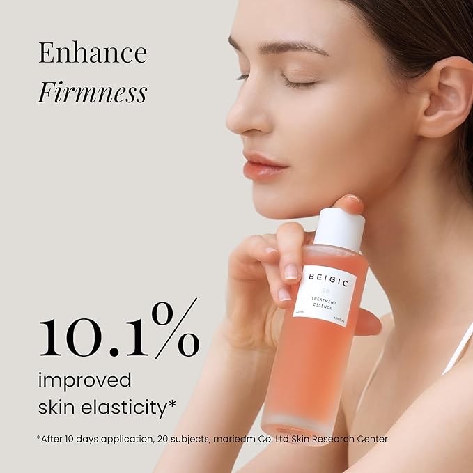 BEIGIC Treatment Essence - Hydrating Face Essence for Radiance & Smooth Skin Texture with Vegan Peptides & Niacinamide for Glass Skin (1.01 Fl. Oz)