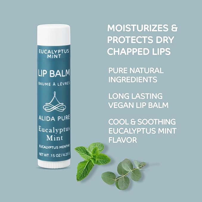 ALIDA PURE Eucalyptus Mint Lip Balm Lips,