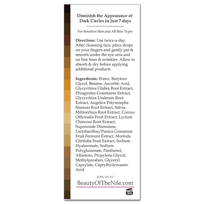 Dark under eye circle eraser??vitamin