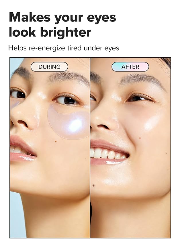 I DEW CARE Hydrogel Eye Patch - Starlit Kitten (5 EA) + NOONI Korean Facial Clenaser - Snowflake Whipping Cleanser 5.07 Fl Oz Bundle