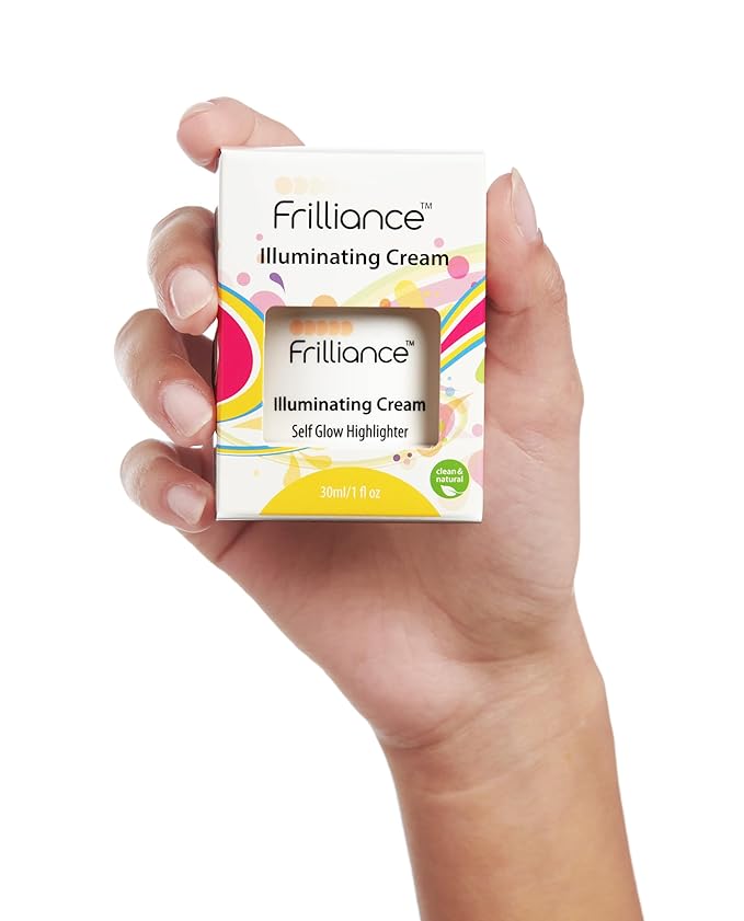 Frilliance Illuminating Cream, Hydrating Self Glow Highlighter, Cruelty Free Hypoallergenic for Teens of All Skin Types, 30 ml / 1 fl oz