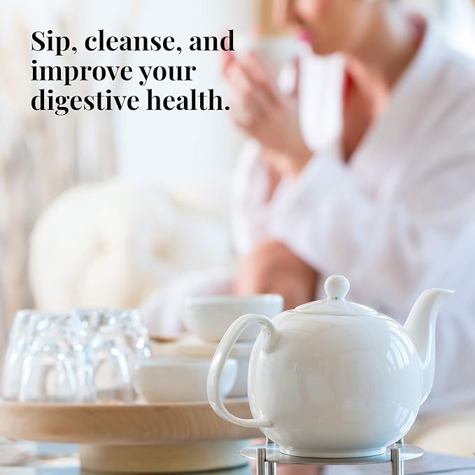 The Republic of Tea Organic Hibiscus Beet Ginger SuperDigest Tea® Herbal | Probiotic Tea Bag (36 count)