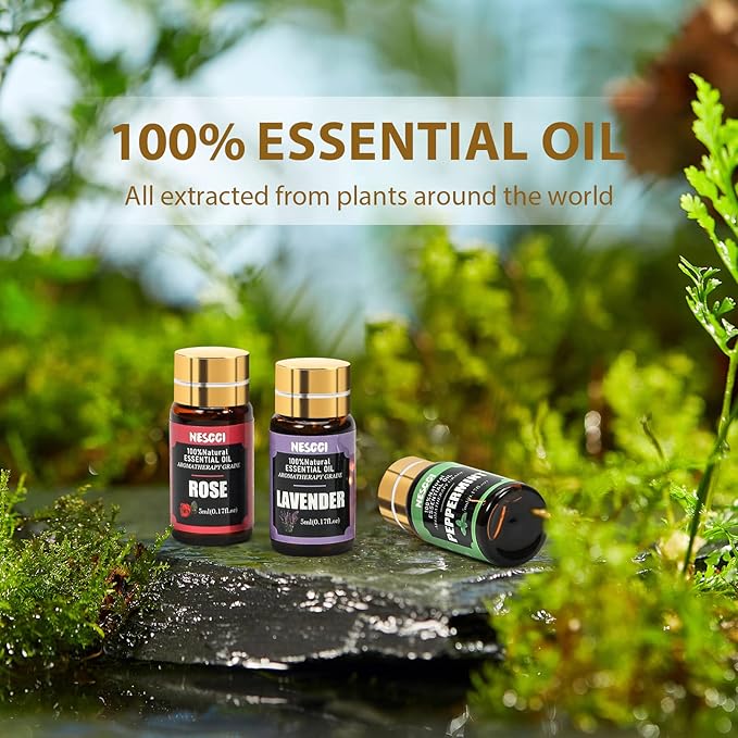 Essential Oil Gift Set, for Diffuser, Humidifiers, Fragrance Oil Scent for DIY Candle and Soap Making