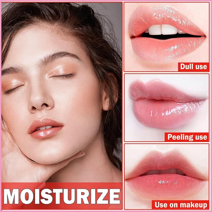 4 PCS Bee Lip Balm Lip Mask Honey Pot, Coconut Honey Mint Grape Moisturizing Sleeping Lip Mask Overnight with Sticks, Lip Balm Exfoliating Prevention Dry and Crack Lip Scrubs