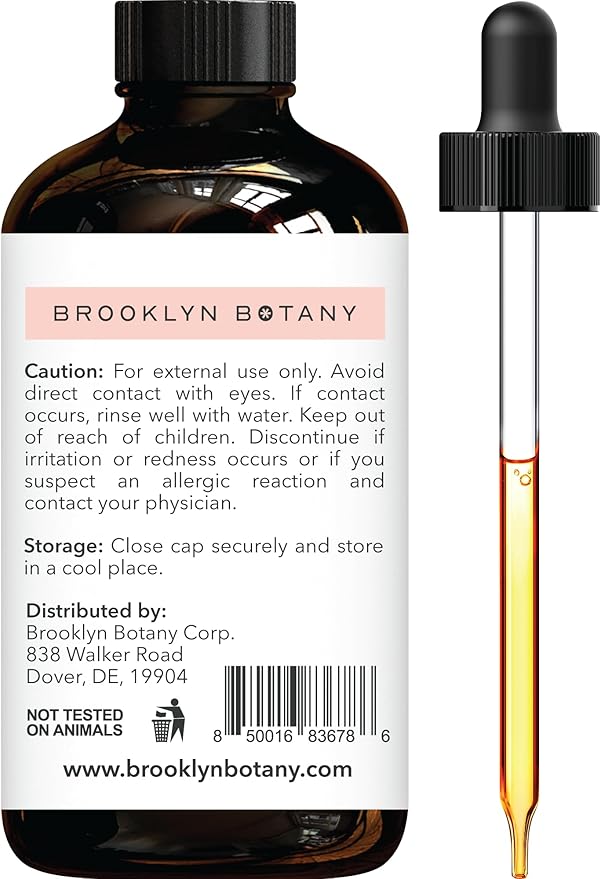Brooklyn Botany Grapefruit Essential Oil - Huge 4 Fl Oz - 100% Pure and Natural - Premium Grade with Dropper - for Aromatherapy and Diffuser