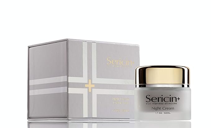 Sericin Plus Nourishing Night Cream. Recharge and Nourish your Skin at Night. SILK Inspired Skincare. For all Skin Types.