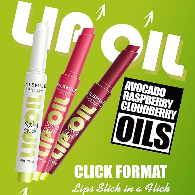 3 Colors Slick Click Lip Balm Girls