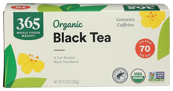 365 by Whole Foods Market, Tea Black Organic, 70 Count