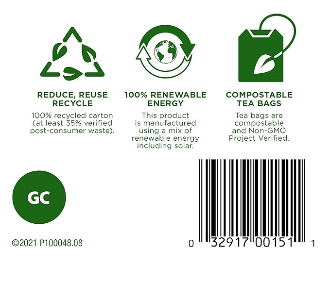 Traditional Medicinals Organic Ginger & Chamomile Herbal Tea, Relieves Occasional Indigestion or Nausea, (Pack of 1) - 16 Tea Bags