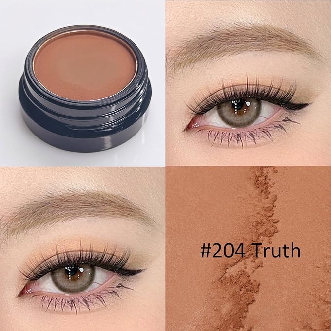 Erinde Single Brown Matte Eyeshadow Palette, High Pigment, High Pigment, Long Lasting, Intense Color, Neutral Nudes Eye Shadow Powder Palette