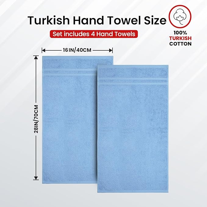 Infinitee xclusives blue hand towels