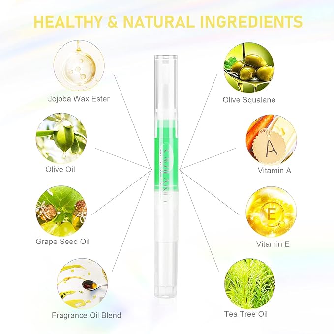 SAVILAND LED & U V Builder Nail Gel and Natural Cuticle Oil Pen