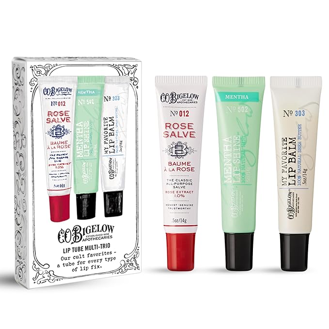 C.O. Bigelow Lip Balm Tube Trio, oz