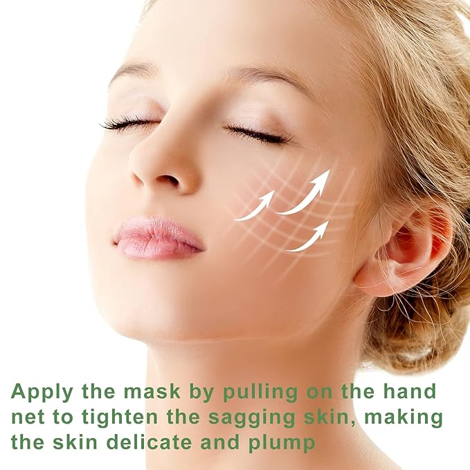 Korean Collagen Firming Sleeping Mask(40 Pcs), Wash-Free Firming Anti Aging Moisturizing Face Mask for Women, Smooth & Tight Skin, Individual Packaging