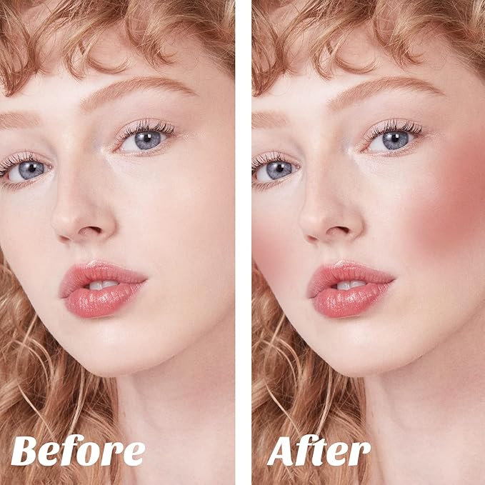 Boobeen Cream Blush stick, Multi Face Blush for Cheek, Lip and Eye, Pigmented Matte Finish for Natural Flush Color, Buildable and Lightweight