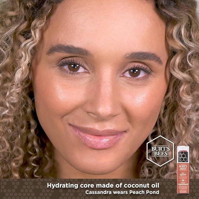 BURTS BEES Peach Pond All Aglow OZ
