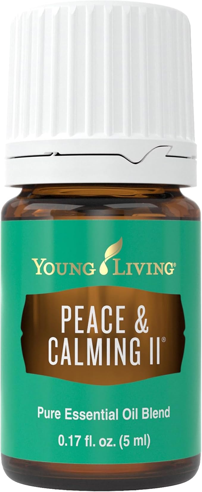 Young Living Peace & Calming II Essential Oil | 5ml | 100% Pure and Premium-Grade | Diffuser-Friendly | Comforting, Fresh Citrus Aroma | Promotes Peaceful Meditation