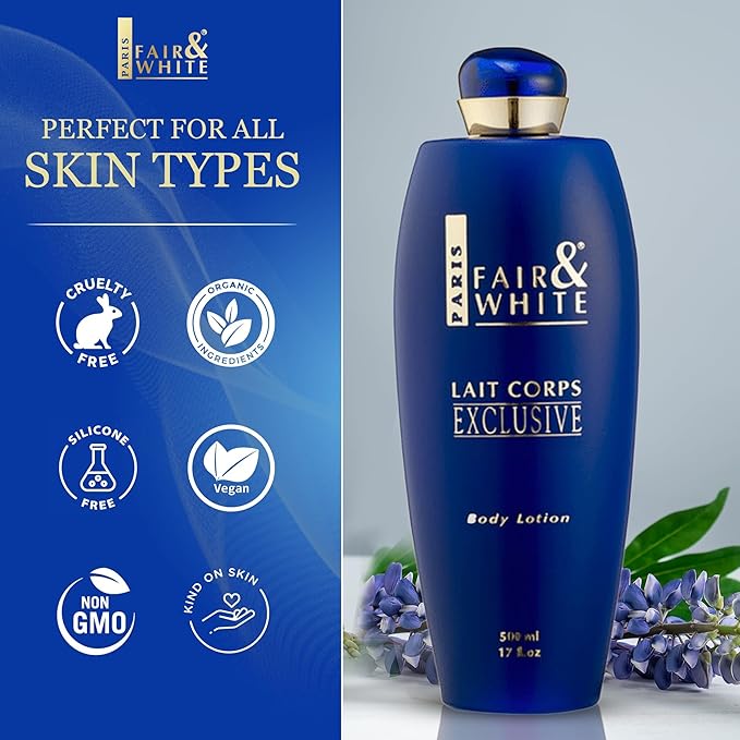 FAIR & WHITE Lait Corps Exclusive Body Lotion - 17 Fl oz / 500 ml