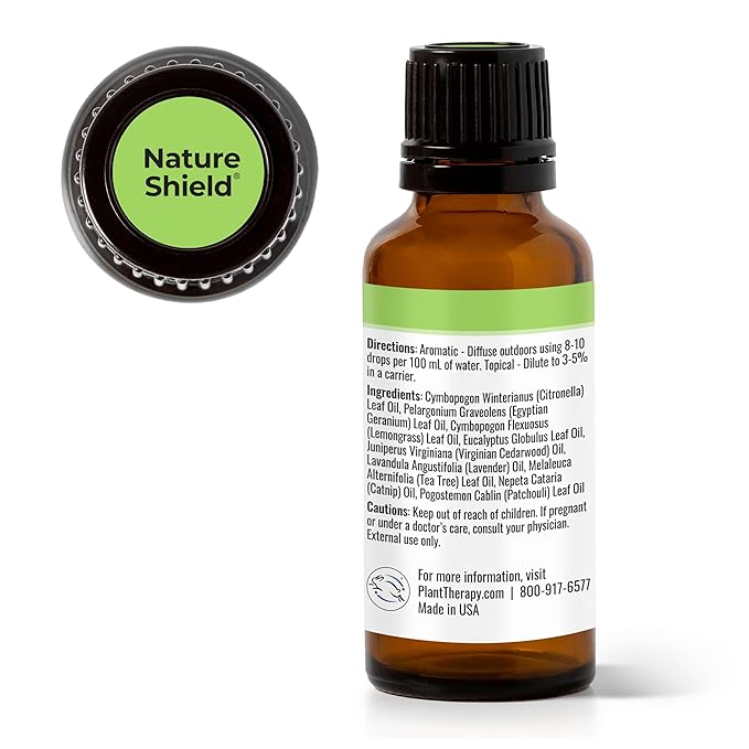 Plant Therapy Nature Shield Essential Oil Blend 30 mL (1 oz) 100% Pure, Undiluted, Natural Aromatherapy, Therapeutic Grade