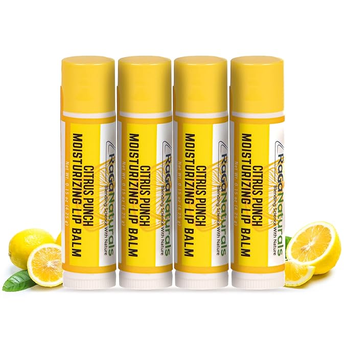 All Natural Lemon Moisturizing Lip Balm Love