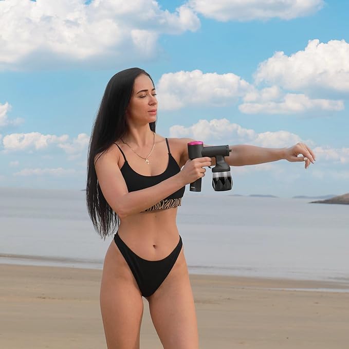 Cordless Spray Tan Machine Rechargeable and Handheld Spray Tan Gun Cordless with Spray Tan Disposables 9 in 1 Complete Set Used for Home Tan Mobile Tan Travel Tan Beach Tan