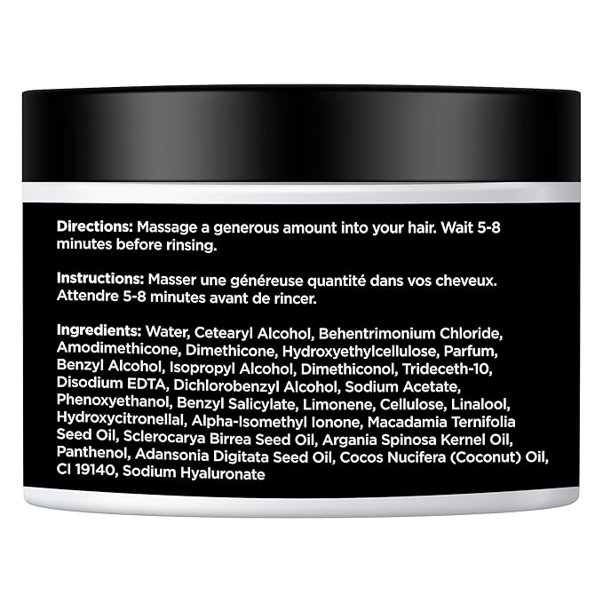 Herstyler Argan Oil Hair Mask - Hair Mask For Dry Damaged Hair and Growth - Deep Conditioning Argan Oil Har Mask - Curly Hair Mask for Limp Dull Hair - Anti-Frizz Hair Mask