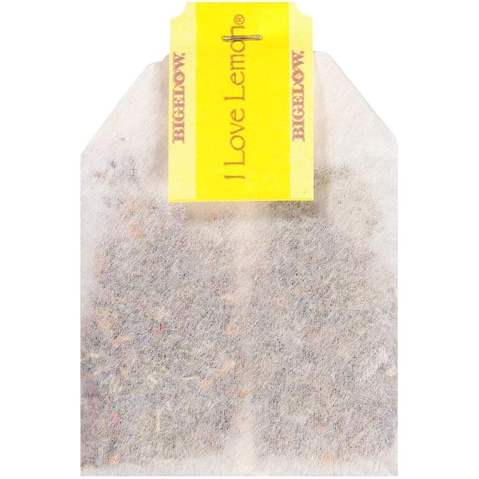 Bigelow I Love Lemon Herbal Tea Bags 28-Count Box (Pack of 3) Lemon-flavored Herbal Tea Bags with Vitamin C All Natural