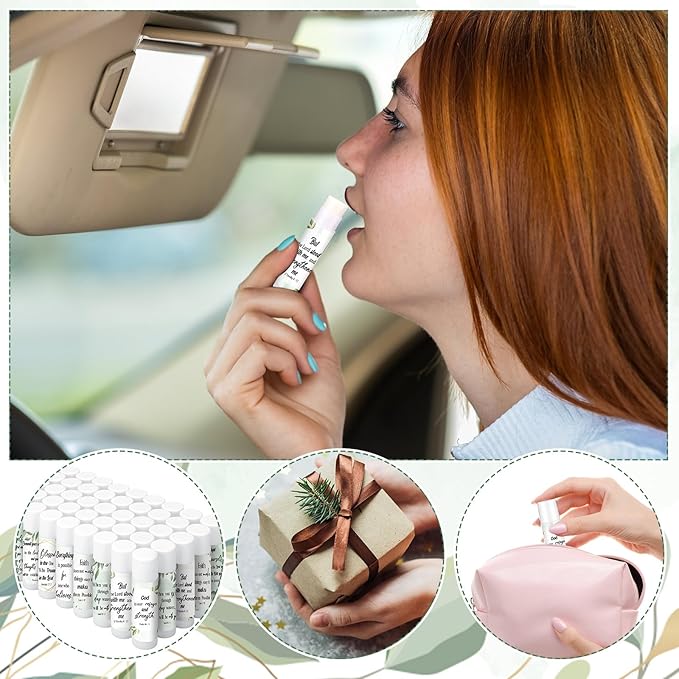 50 Pcs Bible Verse Lip Balm God