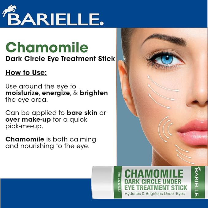 BARIELLE Chamomile Dark Circle Under Eye Treatment Stick - Hydrates & Brightens Under Eyes