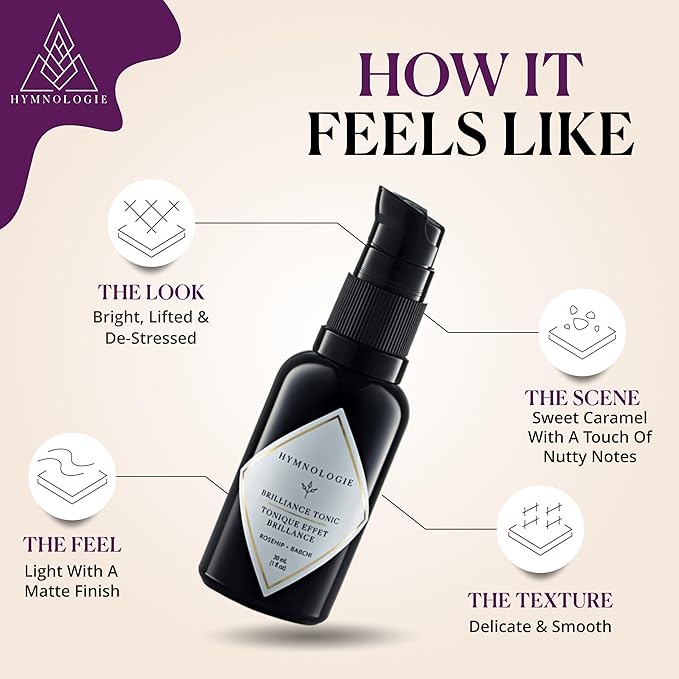 Daily Brilliance Tonic Facial Serum for Women's Face | Skin Care for Hydration, Repair, Beauty, Moisturize, and Glow Recipe with Jojoba, Grapeseed, Saffron and more | Earthy Scent - 1oz