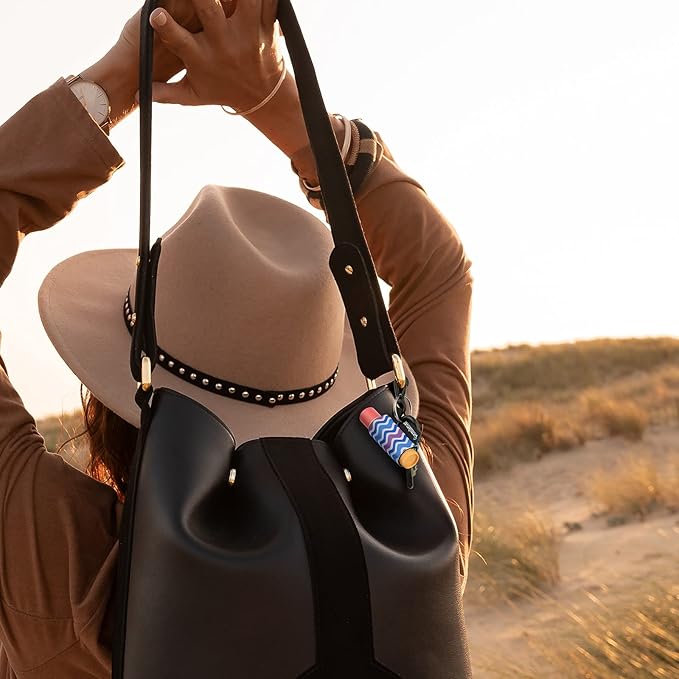 6 Pack Compact Clip-On Chapstick Holder Large