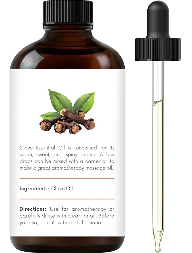 Handcraft Blends Clove Essential Oil - 1 Fl Oz - 100% Pure and Natural - Premium Grade Essential Oil for Diffuser and Aromatherapy