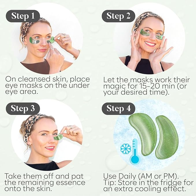 Green tea eye patches (30