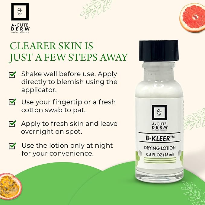 A-Cute Derm B-Kleer Drying Lotion (0.5oz)