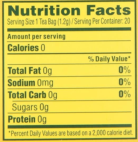 Garden of the Andes Herbal Organic Decaf Chamomile Hot Tea Bags, 0.9 oz, 20 Tea BagCount