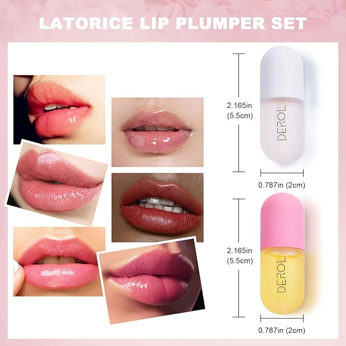 DEROL Lip Plumper Set, Lip Plumper 5.5ml