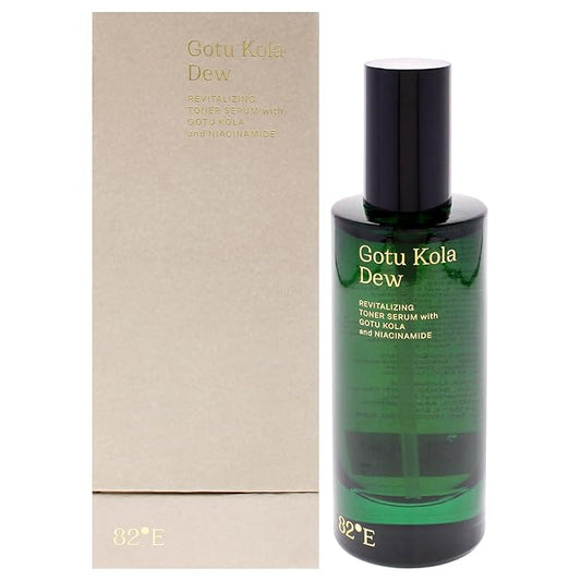 Gotu Kola Dew Revitalizing Toner Serum by 82E for Women - 3.3 oz Serum