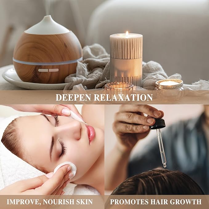 Sandalwood Essential Oil 1.01FL.OZ, MAYJAM Premium Aromatherapy Sandalwood Oil for Diffuser, Candle Making, Home Office Car Yoga Use, 30ML/Bottle