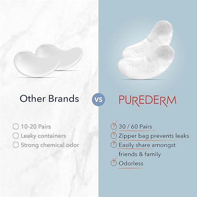 Purederm Deluxe Collagen Eye Mask Collagen Pads For Women 2+4 Pack Of 30 Sheets/Natural Eye Patches With Anti-aging and Wrinkle Care Properties/Help Reduce Dark Circles and Puffiness