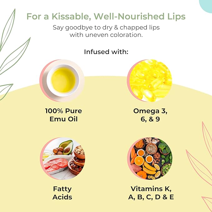 Emu Oil Moisturizing Lip Balm - 15g